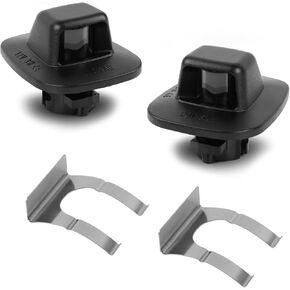 LED License Plate Light Truck Rear Tag Lamp Housing with Clip Retainer for 1992 1993 1994 Blazer 1988 to 1999 C/K Series 1500 2500 3500 Suburban Tahoe GMC Sonoma Yukon, Pack of 2
