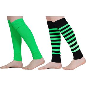 Mysocks Seg Warmers لينة أنيقة فاخرة الشتاء في الثمانينيات من القرن الماضي رقصة Lungered Legwarmers للنساء الفتيات السيدات