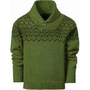 Gioberti Kids and Boys 100% Cotton Pullover Knitted Sweater with Toggle Button Closure