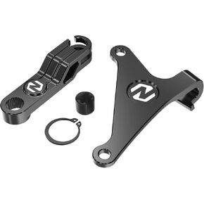 NiceCnc Black One Finger Clutch Arm & Bracket متوافق مع Yamaha Tenere 700/XTZ700 2019-2024 ، Tenere 700 Rally Edition 2020-2024