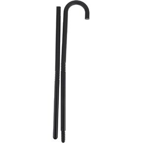 Magician Cane Plastic Magician Crutch Theatrical Cane 1920s Cosplay Cane Magician Show Costume Accessories Black Magician Cane Costume Accessory Cosplay Props