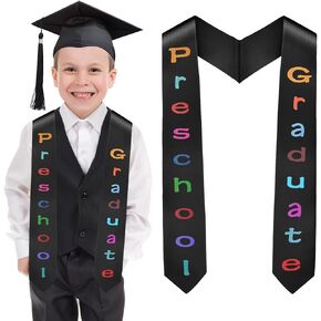 Kindergarten Preschool Graduation Sash, Printed Graduation Stole Unisex Graduation Sash Class of 2025 Graduation Gift