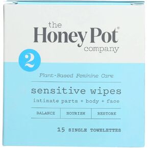 The Honey Pot - Wipes Intimate Nrml Indv - 15 Ct