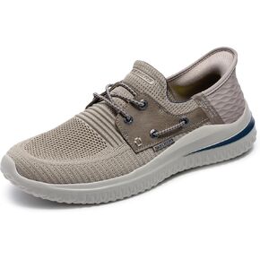 Skechers Men's Delson 3.0-Roth 210606 Low Profive Bungee Lace Slip-INS