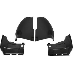 ECOTRIC Inner Jamb & Cab Corner Compatible With 1999-2017 Ford F250 F350 Super Duty Extended Cab Pickup Truck 4Pc