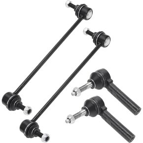 X AutoHaux 4 PCS التعليق الأمامي طقم قضيب التعادل الخارجي رابط شريط التأرجح الأمامي لكرايسلر سيبرينغ 2007-2008 رقم K80258/ES800408