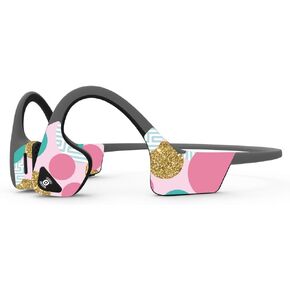 MightySkins Skin Compatible with Aftershokz Trekz Air Wireless - Golden Bubbles | Protective, Durable, and Unique Vinyl Decal wrap Cover | Easy to Apply, Remove, and Change Styles | Made in The USA