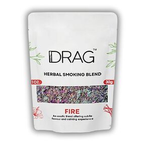 Herbal Smoking Blend - Drag (Blend of Exotic Flowers and Herbs) 30grams (1 oz) (Fire)