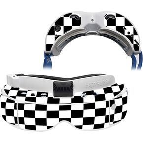 MightySkins Skin Compatible with Fat Shark Dominator V3 - Check | Protective, Durable, and Unique Vinyl Decal wrap Cover | Easy to Apply, Remove, and Change Styles | Made in The USA