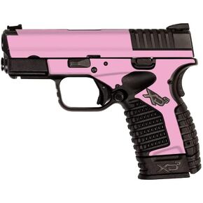 MightySkins Skin Compatible with Springfield XDS 3.3 - Solid Pink | Protective, Durable, and Unique Vinyl Decal wrap Cover | Easy to Apply, Remove, and Change Styles | Made in The USA