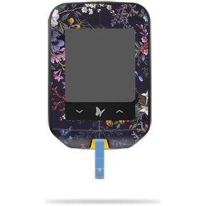 MightySkins Skin Compatible with Abbott Freestyle Precision Neo - Midnight Blossom | Protective, Durable, and Unique Vinyl Decal wrap Cover | Easy to Apply, Remove | Made in The USA
