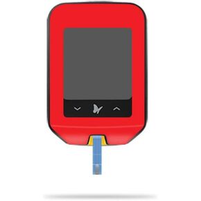 MightySkins Skin Compatible with Abbott Freestyle Precision Neo - Solid Red | Protective, Durable, and Unique Vinyl Decal wrap Cover | Easy to Apply, Remove, and Change Styles | Made in The USA