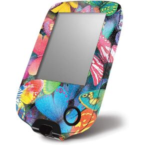 MightySkins Glossy Glitter Skin for Freestyle Libre 1 & 2 10 & 14 Day Versions - Butterfly Party | Protective, Durable High-Gloss Glitter Finish | Easy to Apply and Change Styles | Made in The USA