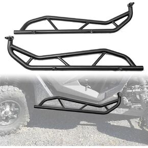 WeiSen 1.75" Steel Tubing Rock Sliders, Side Steps Bumper Protector Guard Tree Kickers Compatible with Polaris RZR Pro XP Turbo R 2 Door 2020-2025 (Replace Part Number#2889208-293)