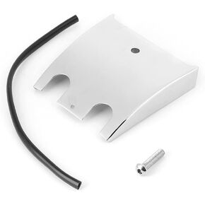 لوحة Dash Extension Drage Motorcycle Cover تناسب Fltr Fltcu I Flht (Silver)