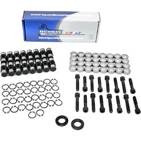 Michigan Motorsports LS Rocker Arm Trunnion Upgrade Kit | High-Performance Bearing Upgrade | Fits GM LS1 LS2 LS3 LS6 4.8L 5.3L 5.7L 6.0L Engines