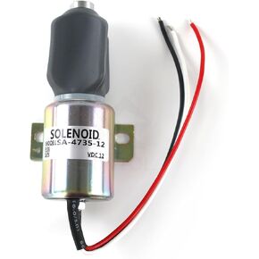 12V 1756ES-12E3ULB1S5 SA-4735-12 Q612-A17V12 141781-0000 Fuel Shutoff Solenoid for Hyundai R200-5E R200-5 Miller Trailblazer 302 300D Welder