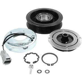 AC Compressor Clutch Kit Fit for 2014-2018 Ram 1500, for 2015-2018 Ram 2500 & Ram 3500, for 2015-2017 Ram 4000, 5.7L V8, Clutch Assembly Repair Kit Replace for 6513144 7513144 68140664AC