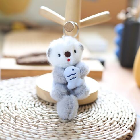 Otter Keychain Charm & Bag Charm - Adorable Keychain Ring for Bags Otter stuff - for Men Women Animal Lovers in Kuwait