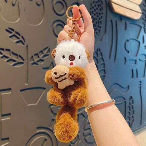 Otter Keychain Charm & Bag Charm - Adorable Keychain Ring for Bags Otter stuff - for Men Women Animal Lovers in Kuwait