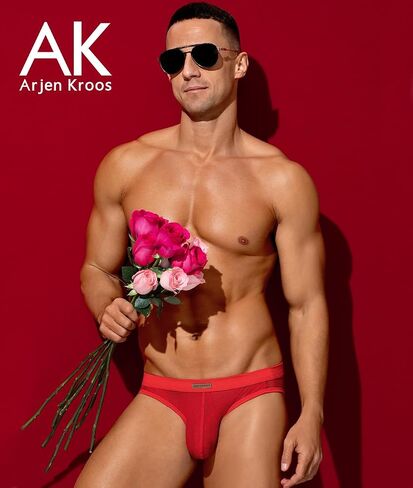 Arjen Kroos Men's Sexy Briefs Breathable Comfortable Mesh Underwear in Saudi Arabia