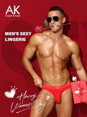 Arjen Kroos Men's Sexy Briefs Breathable Comfortable Mesh Underwear in Saudi Arabia