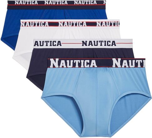 Nautica Men's 4 Pack Limited Edition Micro Stretch Briefs in Kuwait