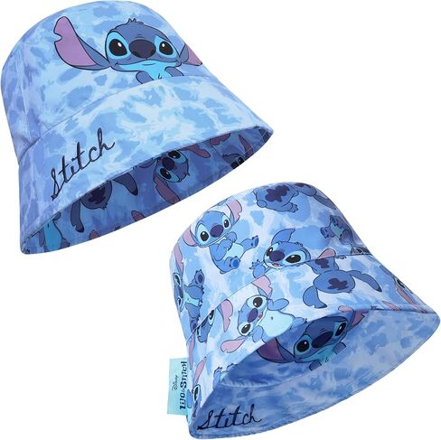 Disney Stitch Girls Bucket Hat, Sun Hat for Kids Beach Summer Vacation Essentials - Stitch Gifts for Girls in Kuwait