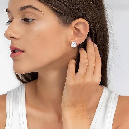 FAMARINE CZ Clip on Earrings for Women Clip Earring Non-pierced Earrings in Kuwait