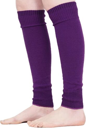 Mysocks Seg Warmers لينة أنيقة فاخرة الشتاء في الثمانينيات من القرن الماضي رقصة Lungered Legwarmers للنساء الفتيات السيدات in Kuwait