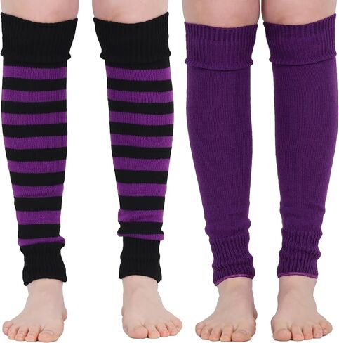 Mysocks Seg Warmers لينة أنيقة فاخرة الشتاء في الثمانينيات من القرن الماضي رقصة Lungered Legwarmers للنساء الفتيات السيدات in Kuwait