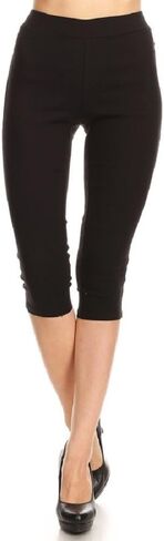 jeggings & capris High Weist Prow-on Jean Style Stretch Skinny Capri Pants in Kuwait