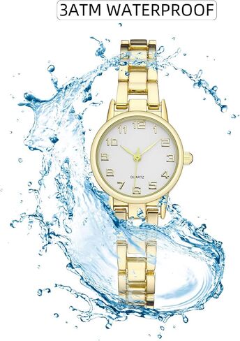 Womens Waterproof Wrist Watch,Women's Small Thin Analog Bracelet Quartz Watch Dainty Christmas Gifts in Saudi Arabia