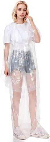 Raincoat+Pants Family Pack Adult Disposable Ponchos with Hood Ideal for Outdoor Activities in The rain in Saudi Arabia
