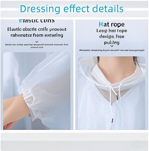 Raincoat+Pants Family Pack Adult Disposable Ponchos with Hood Ideal for Outdoor Activities in The rain in Saudi Arabia