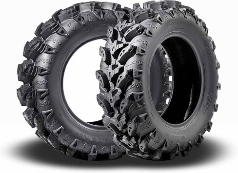 MCKINLEY UTV ATV Tires 26X9-12 6-Ply Super Mud 26X9X12 All Terrain X611, Set 2 in Kuwait