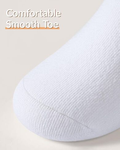 6 Pairs Girls White Socks Soft Cotton Ruffle Sock School Uniform Dress Socks Size 5-12 Years in Kuwait