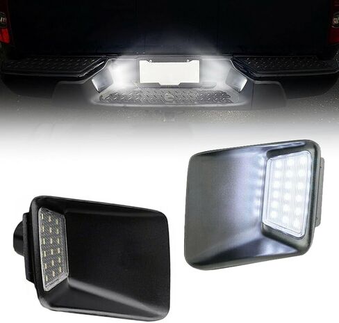 LED License Plate Light for Colorado Canyon 2004-2012 Pickup Truck, Replace OEM# 20985454, 20985455 Led Rear Tag Lamp, 6000K White Lights, 2 PCS in Saudi Arabia