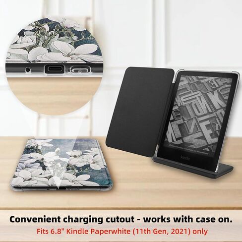 WALNEW Case for 6.8" Kindle Paperwhite 11th Gen 2021, Auto Sleep/Wake in Saudi Arabia