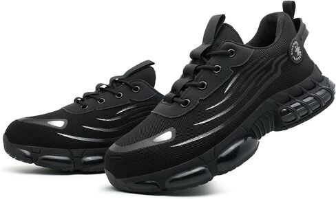Steel Toe Shoes for Men Women,Work Shoes with Air Cushion,Prestivos Shoes Safety Shoes,Lightweight Steel Toe Sneakers for Men in Saudi Arabia