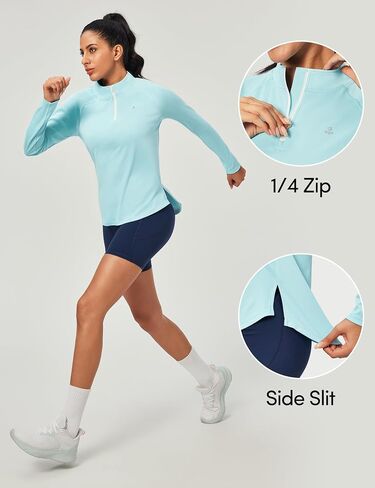 IUGA Rash Guard for Women UPF 50+ Golf Shirts for Woman UV Protection Shirts Quarter Zip Workout Shirt in Saudi Arabia