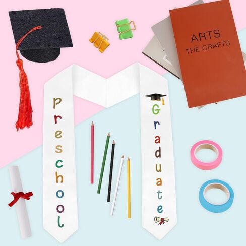 Slergut Preschool Kindergarten Graduation Sash Kindergarten Preschool Graduation Stole Graduation Decorations Class of 2025 in Kuwait