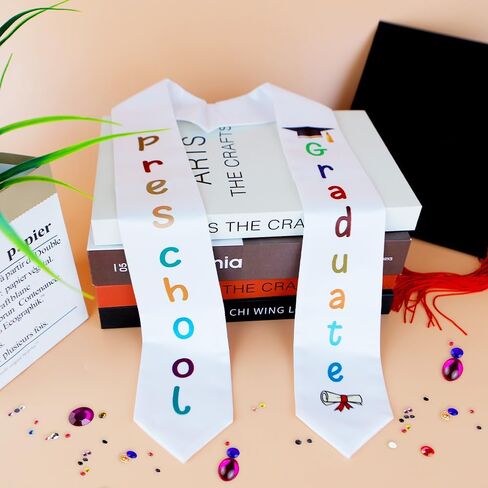 Kindergarten Preschool Graduation Sash, Printed Graduation Stole Unisex Graduation Sash Class of 2025 Graduation Gift in Saudi Arabia