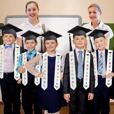 Kindergarten Preschool Graduation Sash, Printed Graduation Stole Unisex Graduation Sash Class of 2025 Graduation Gift in Saudi Arabia