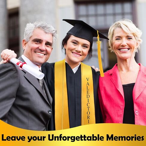 3 PCS 2025 سرق التخرج مع تخرج الذهب سرق الحبل الشرف SASH وتخرج تاسيل ليوم التخرج بجامعة المدرسة الثانوية in Kuwait