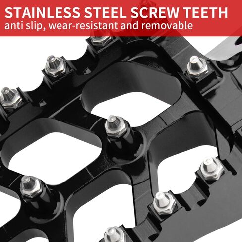 Dirt Bike Foot Pegs MX Rest Pedals CNC Wide Footpegs Compatible with Honda CR125 CR250 CRF150R CRF250R CRF450R CRF250RX CRF450RX CRF450X CRF300L CRF250L CRF250M SSR450 CRF450RL (Blue) in Saudi Arabia