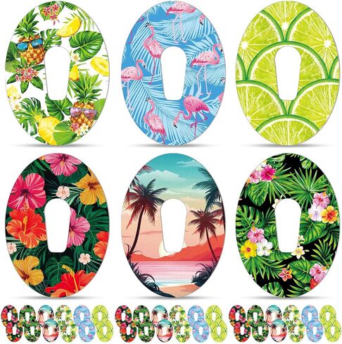 36 Pack Adhesive Patch for Libre 2 Sensor with Mandala Floral CGM Patches Waterproof CGM Covers Sweatproof Colored Sensor Glucose Monitor Protection Cover Split Backing Tape in Saudi Arabia