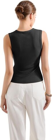 SUUKSESS Women Button Down Going Out Trendy Tops Ribbed Sexy Vest Y2K Tank Tops in Kuwait