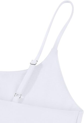 REORIA Women Sexy Cami Square Neck Thong Bodysuit Backless Spaghetti Strap Tank Top in Saudi Arabia