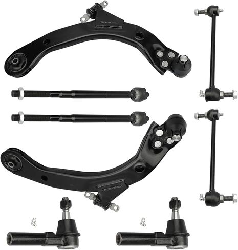 IRONTEK 8pcs Front Lower Control Arm Ball Joint Sway Bar Link Tie Rod Link for 2005-10 for Chevrolet Cobalt, 06-11 HHR; 2007-08 for Pontiac G5, 05-06 Pursuit, K620301 K620302 ES800030 EV80445 K750012 in Saudi Arabia